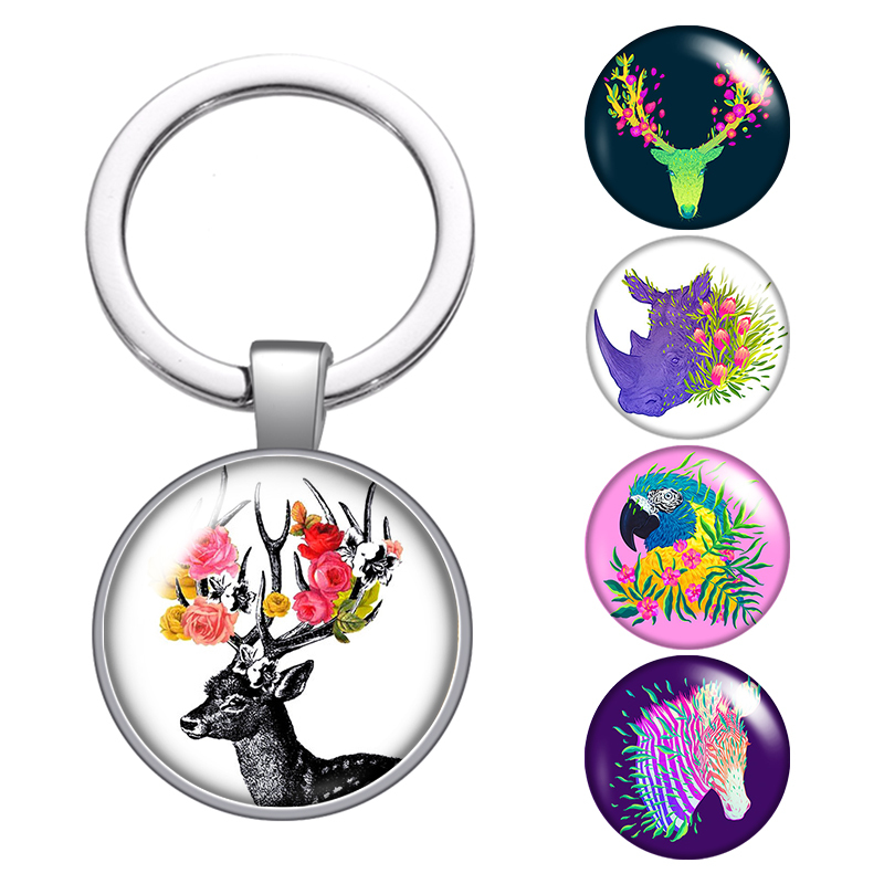Animals Deer Elk Zebra Birds Panda Glass Cabochon Keychain Bag Car Key Rings Holder Silver Plated Key Chains Men Women Gifts
Animals Deer Elk Zebra Birds Panda Glass Cabochon Keychain Bag Car Key Rings Holder Silver Plated Key Chains Men Women Gifts