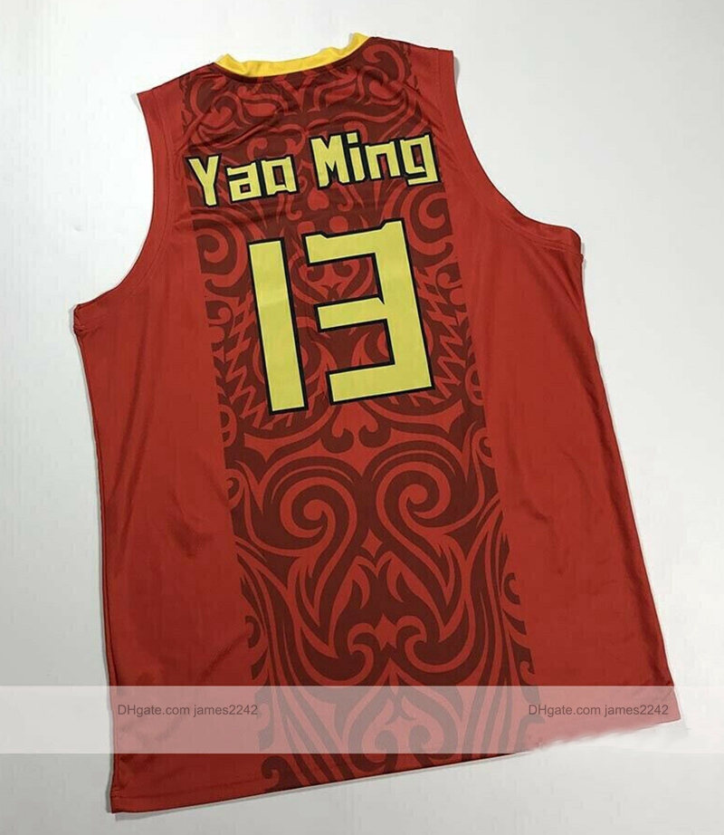 Custom Retro Yao Ming #13 Team China Basketball Jersey Stitched Red Size S-4XL Any Name And Number Top Quality Yao's Jerseys
Custom Retro Yao Ming #13 Team China Basketball Jersey Stitched Red Size S-4XL Any Name And Number Top Quality Yao's Jerseys