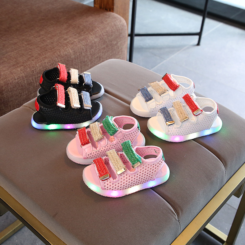 Size 21-30 Childrens Led Shoes Baby Glowing Shoes Kids Lighted Sandals Luminous Shoes for Boys Girls Sandals with Backlight, Black
Size 21-30 Childrens Led Shoes Baby Glowing Shoes Kids Lighted Sandals Luminous Shoes for Boys Girls Sandals with Backlight, Black