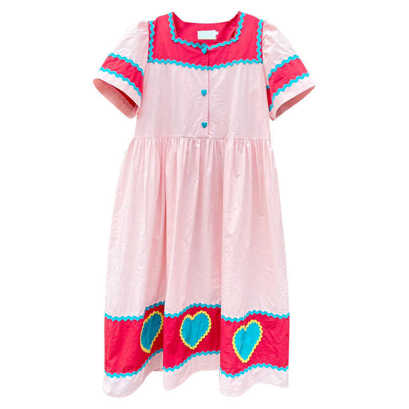 Women Cartoon Love Heart Embroidery Mid Calf Dresses Summer Square Collar Puff Short Sleeve Patchwork Hit Color Dress 210526, Yellow
Women Cartoon Love Heart Embroidery Mid Calf Dresses Summer Square Collar Puff Short Sleeve Patchwork Hit Color Dress 210526, Yellow