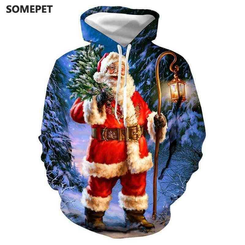 christmas santa claus men's hoodie 3d printing sweatshirt fall winter fashion snowman hooded pullover children clothing, Black
christmas santa claus men's hoodie 3d printing sweatshirt fall winter fashion snowman hooded pullover children clothing, Black