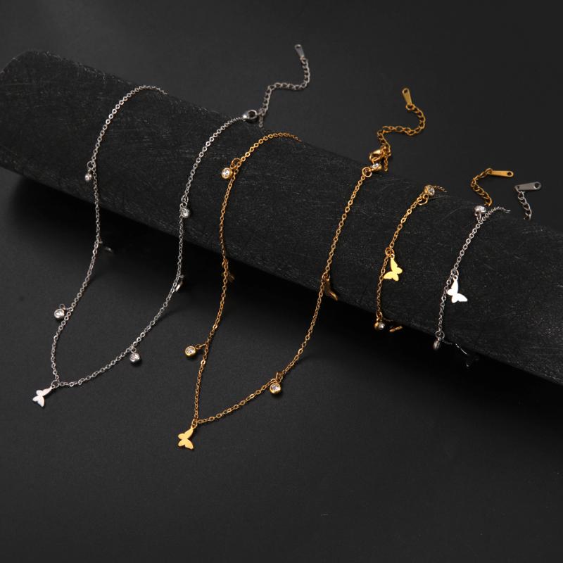 Earrings & Necklace Lucktune Butterfly Tree Love Cross Pendant Necklaces Women Korean Fashion Star Moon Choker Stainless Steel Jewelry Sets, Silver
Earrings & Necklace Lucktune Butterfly Tree Love Cross Pendant Necklaces Women Korean Fashion Star Moon Choker Stainless Steel Jewelry Sets, Silver