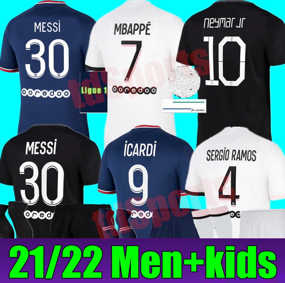 MBAPPE Paris soccer jersey 21 22 SERGIO RAMOS Maillots de football shirts 2021 2022 MESSI K.NAVAS DONNARUMMA goalkeeper adult Women men + ki, Black
MBAPPE Paris soccer jersey 21 22 SERGIO RAMOS Maillots de football shirts 2021 2022 MESSI K.NAVAS DONNARUMMA goalkeeper adult Women men + ki, Black