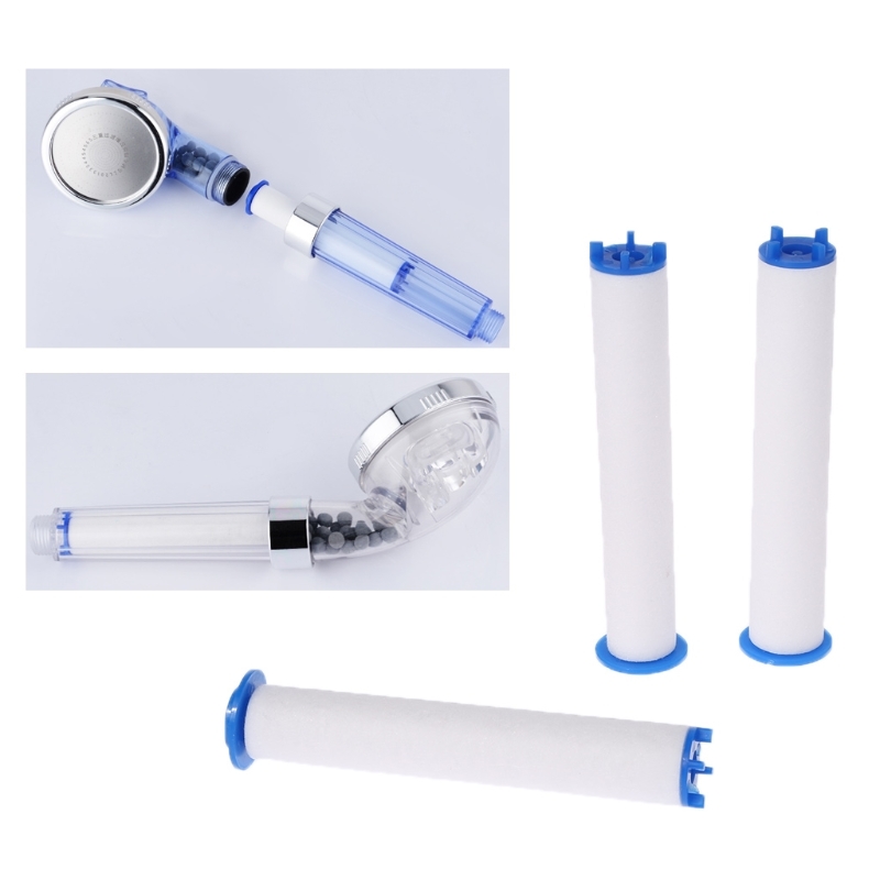 3 Pcs High pressure Anion Hand Hero Water Shower Filters Bathroom