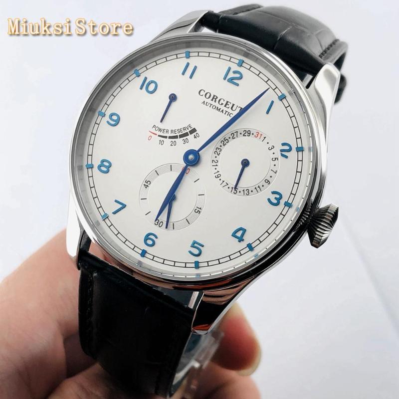 Wristwatches 2022 42mm Silver Case Sapphire Glass White Dial Date Waterproof Seagull Movement Automatic Mens Top Luxury Watch
Wristwatches 2022 42mm Silver Case Sapphire Glass White Dial Date Waterproof Seagull Movement Automatic Mens Top Luxury Watch