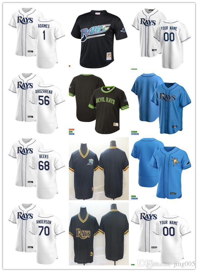Men Women Youth 1 Willy Adames 70 Nick Anderson 56 Randy Arozarena 68 Jalen Beeks Custom Baseball Jersey, Blue;black
Men Women Youth 1 Willy Adames 70 Nick Anderson 56 Randy Arozarena 68 Jalen Beeks Custom Baseball Jersey, Blue;black