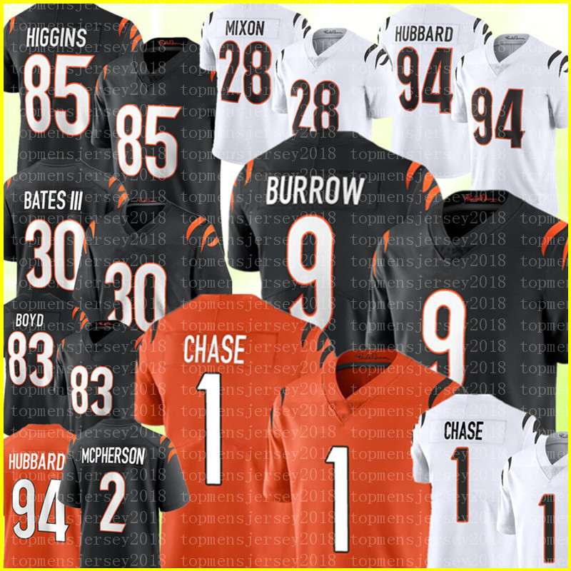 9 Joe Burrow Jersey 1 Ja'Marr Chase 85 Tee Higgins 30 Jessie Bates III Football Jerseys Sam Hubbard Mixon Tyler Boyd Cam Sample Evan McPherson D.J. Reader Carman Smith, 2021 youth {s-xl}
9 Joe Burrow Jersey 1 Ja'Marr Chase 85 Tee Higgins 30 Jessie Bates III Football Jerseys Sam Hubbard Mixon Tyler Boyd Cam Sample Evan McPherson D.J. Reader Carman Smith, 2021 youth {s-xl}