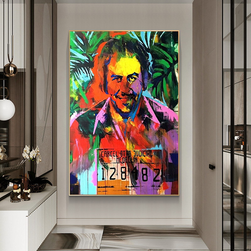 New Fashion Graffiti Portraits Canvas Painting Print And Posters Wall art Picture For Living Room Home Decor No Frame