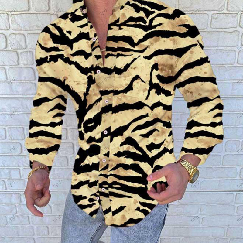 Allover print buttons shirts for men summer outdoor Flame T shirt Leopard Colorful pattern Print Animal Printed tees long sleeve Hawaii party Lapel Collar clothing, 35
Allover print buttons shirts for men summer outdoor Flame T shirt Leopard Colorful pattern Print Animal Printed tees long sleeve Hawaii party Lapel Collar clothing, 35