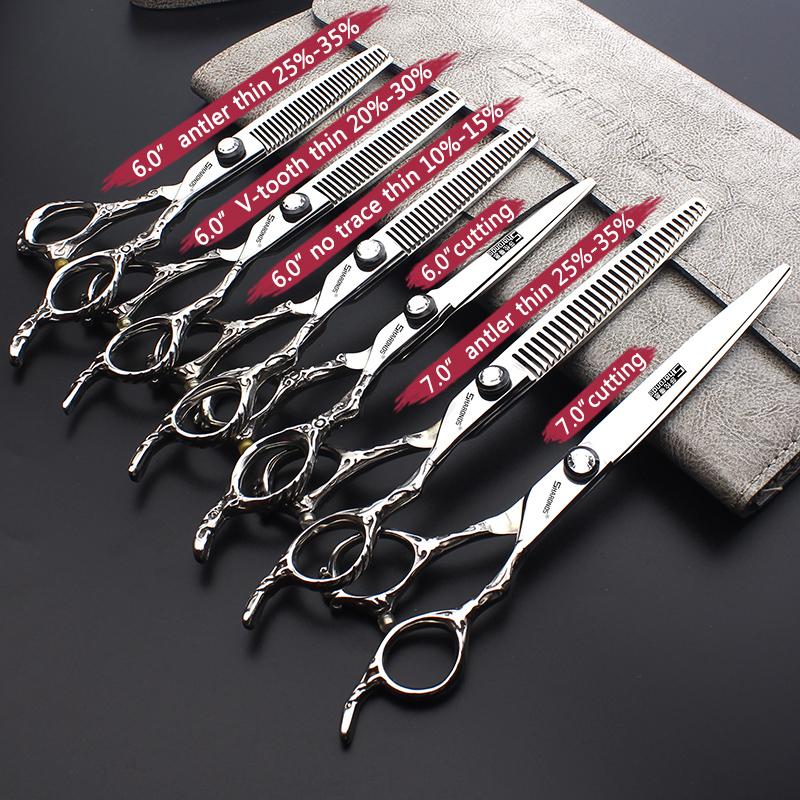Hair Scissors Professional Hairdressing Genuine Salon Special Flat Thinning Barber Set