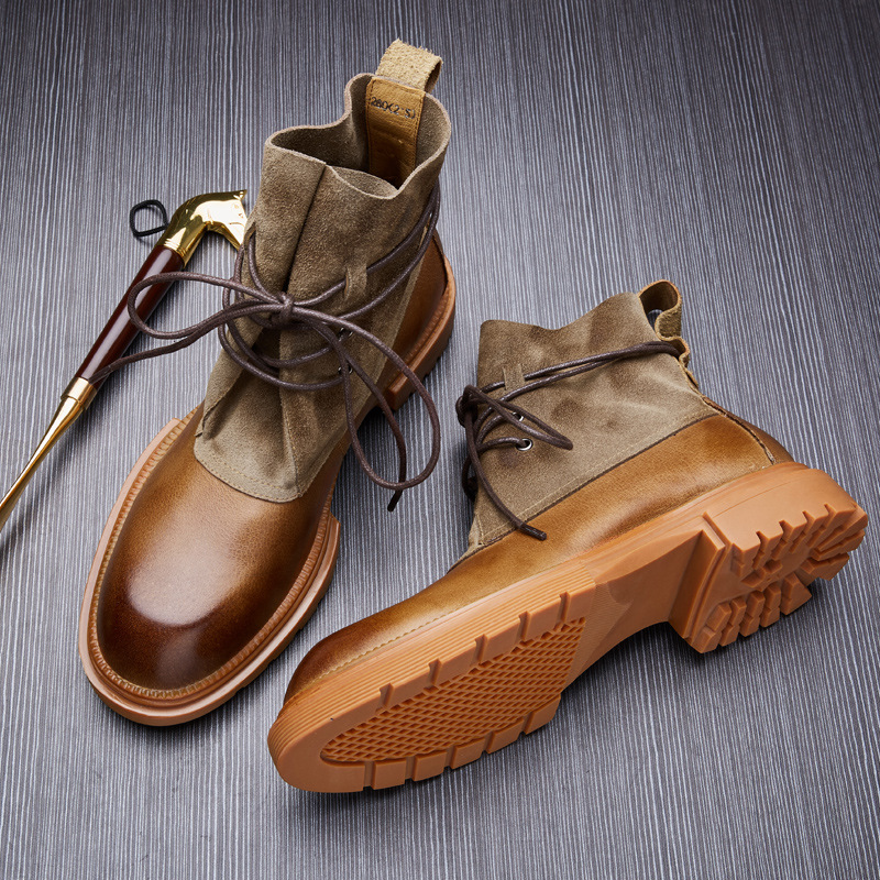 Fashion Genuine Martin Boots Winter Plush Boots Streetwear Men Shoes Men's Casual Shoes Sports Shoes Sneakers