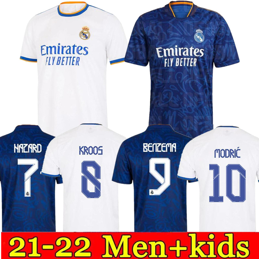 2021 2022 REAL MADRID jerseys 21 22 soccer football shirt CAMAVINGA ALABA HAZARD BENZEMA ASENSIO MODRIC MARCELO camiseta men + kids jersey kit uniforms
2021 2022 REAL MADRID jerseys 21 22 soccer football shirt CAMAVINGA ALABA HAZARD BENZEMA ASENSIO MODRIC MARCELO camiseta men + kids jersey kit uniforms