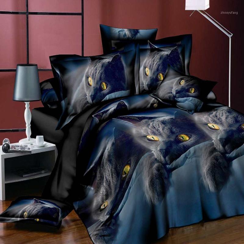 Bedding Sets 3D Set Black Cat King Twin Size Cotton Duvet Cover Pillow Case With Or Without Bed Sheet
Bedding Sets 3D Set Black Cat King Twin Size Cotton Duvet Cover Pillow Case With Or Without Bed Sheet