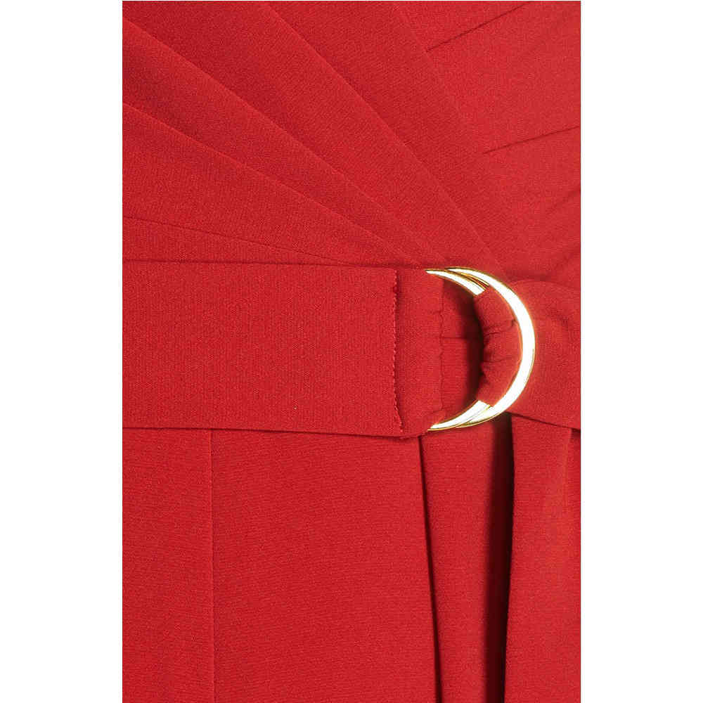 Women Jumpsuit Sleeveless Off Shoulder Sexy Rompers Womens Red Vintage Long Party 210524