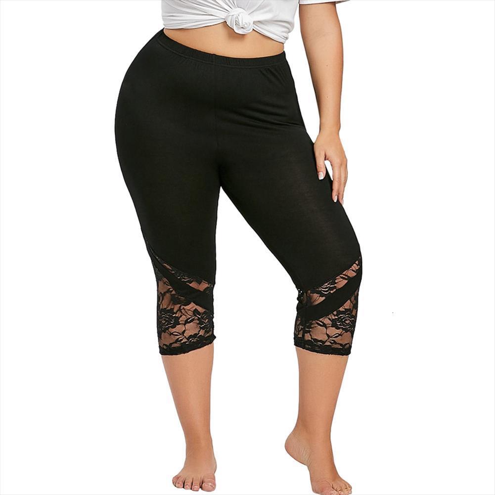 fashion solid elastic casual women legging lace embroidery splice skinny pants fitness sport plus size p2, Black
fashion solid elastic casual women legging lace embroidery splice skinny pants fitness sport plus size p2, Black