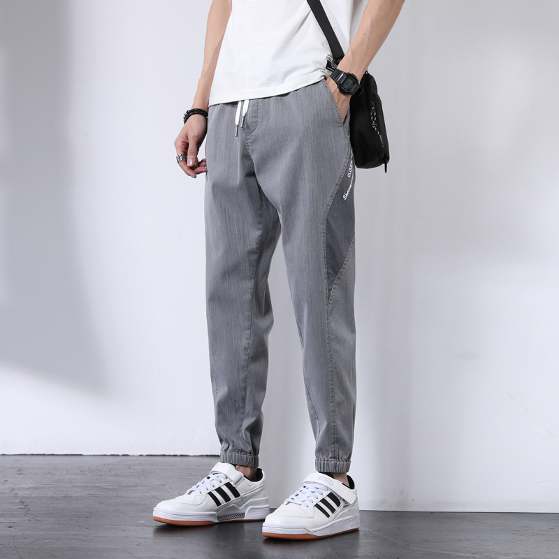 men's jeans summer classic denim thin streetwear fashion pants for the male casual jogging adjustment solid long size 9c1l, Blue
men's jeans summer classic denim thin streetwear fashion pants for the male casual jogging adjustment solid long size 9c1l, Blue