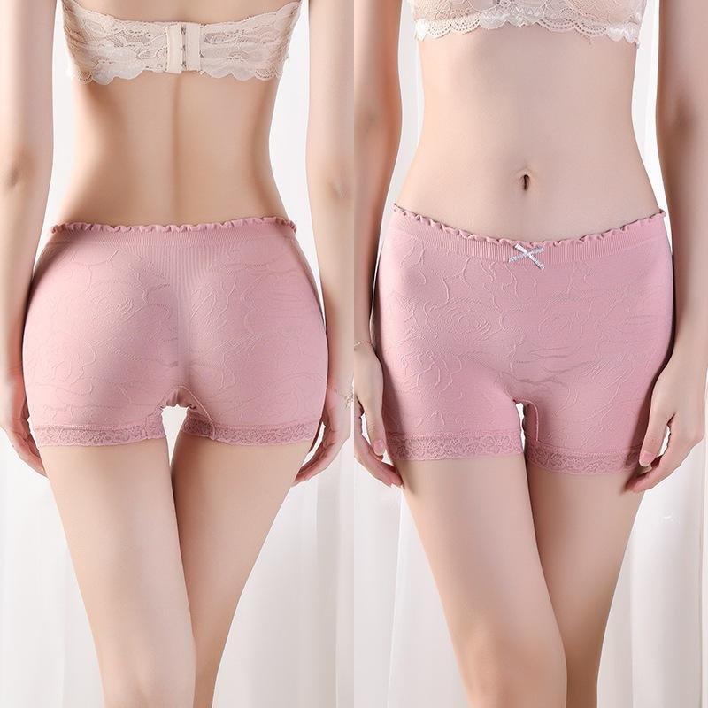 Women's Panties Seamless Boyshort Lace Size High Waist Abdomen Underwear Lingerie, Black
Women's Panties Seamless Boyshort Lace Size High Waist Abdomen Underwear Lingerie, Black