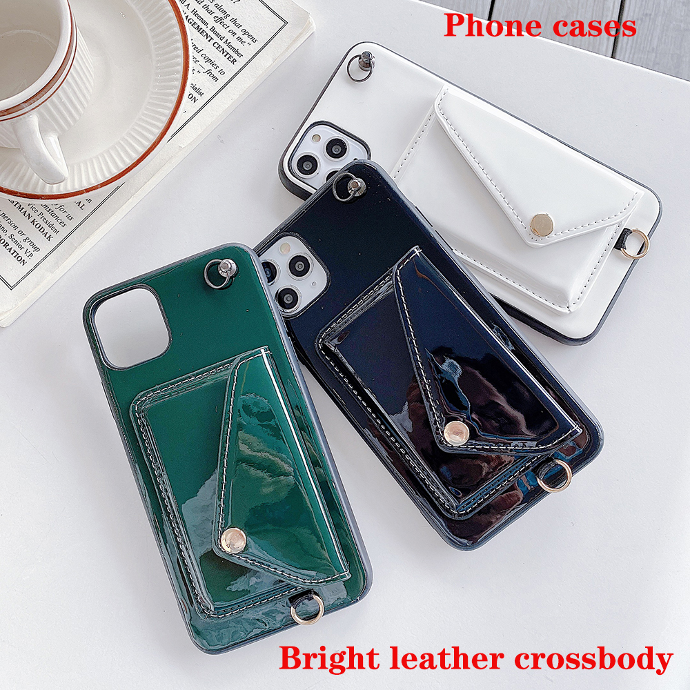 Fashion messenger bag bright leather Cell-Phone Protection cases card wallet back cover for iPhone 6S 7 8 Plus X XR XS 11 12 Pro Max Protect
Fashion messenger bag bright leather Cell-Phone Protection cases card wallet back cover for iPhone 6S 7 8 Plus X XR XS 11 12 Pro Max Protect