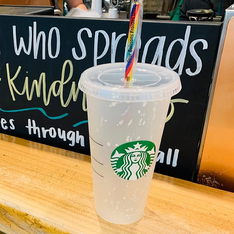 Wholesale Confetti Starbucks Tumbler cold cups 710ML 24oz Color Changing High Quality for holiday To Go Travel Drinking Angel Goddess Recycl
Wholesale Confetti Starbucks Tumbler cold cups 710ML 24oz Color Changing High Quality for holiday To Go Travel Drinking Angel Goddess Recycl