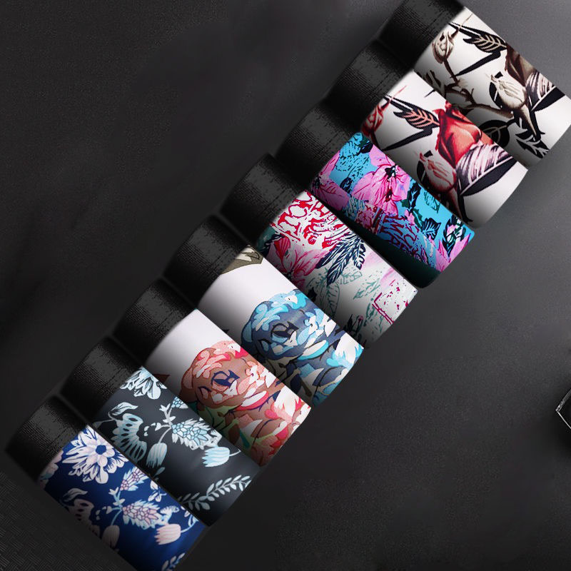 Male Panties Ice silk Traceless Mens Underwear Boxers Breathable Sexy Boxer Printed Thin Underpants Comfortable Shorts L-4XL, 4pcs bp
Male Panties Ice silk Traceless Mens Underwear Boxers Breathable Sexy Boxer Printed Thin Underpants Comfortable Shorts L-4XL, 4pcs bp