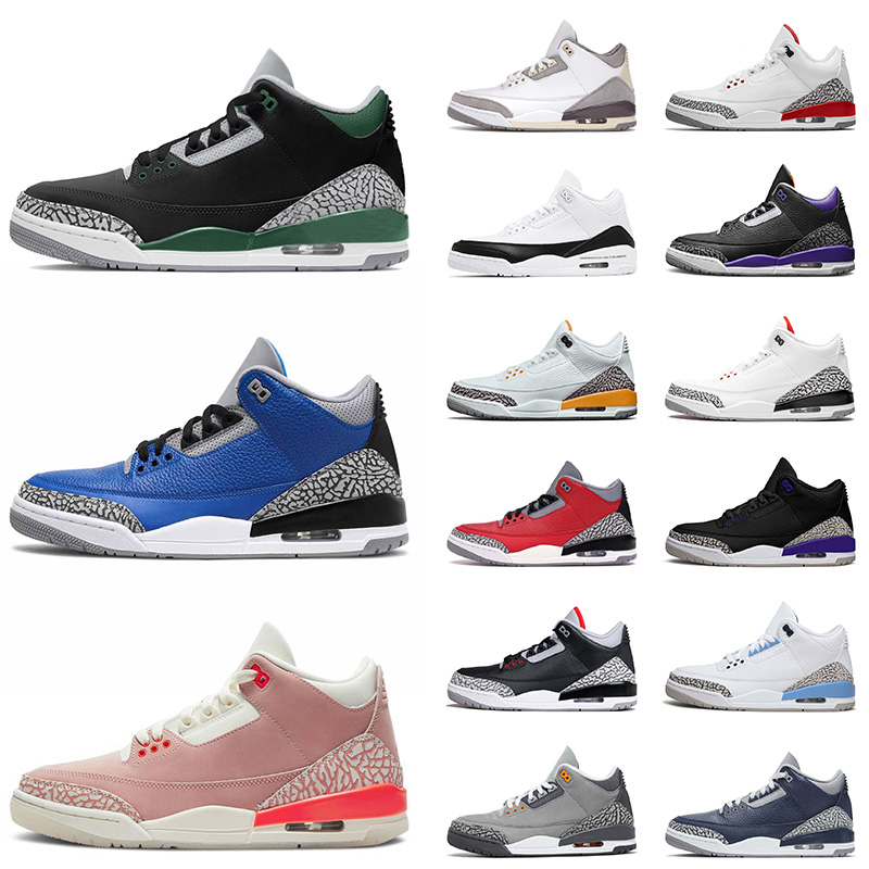 Mens Basketball Shoes 3s Trainers Jordan 3 Retro Air Sneakers Cool Grey Pine Green UNC NIK True Blue Fragment Mocha Jumpman Jorden Women Designer Sports 36-47, D46 40-47
Mens Basketball Shoes 3s Trainers Jordan 3 Retro Air Sneakers Cool Grey Pine Green UNC NIK True Blue Fragment Mocha Jumpman Jorden Women Designer Sports 36-47, D46 40-47