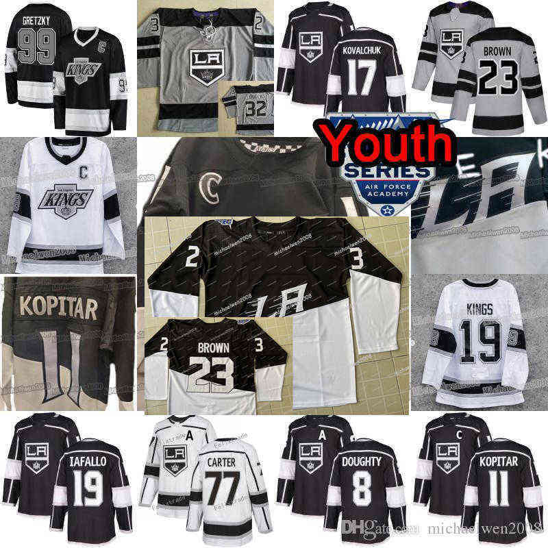Youth LA Los Angeles Kings 2022 Stadium Series Jersey Anze Kopitar Brown Iafallo Doughty Campbell Kovalchuk Carter Jonathan Quick Toffoli, Youth white away
Youth LA Los Angeles Kings 2022 Stadium Series Jersey Anze Kopitar Brown Iafallo Doughty Campbell Kovalchuk Carter Jonathan Quick Toffoli, Youth white away