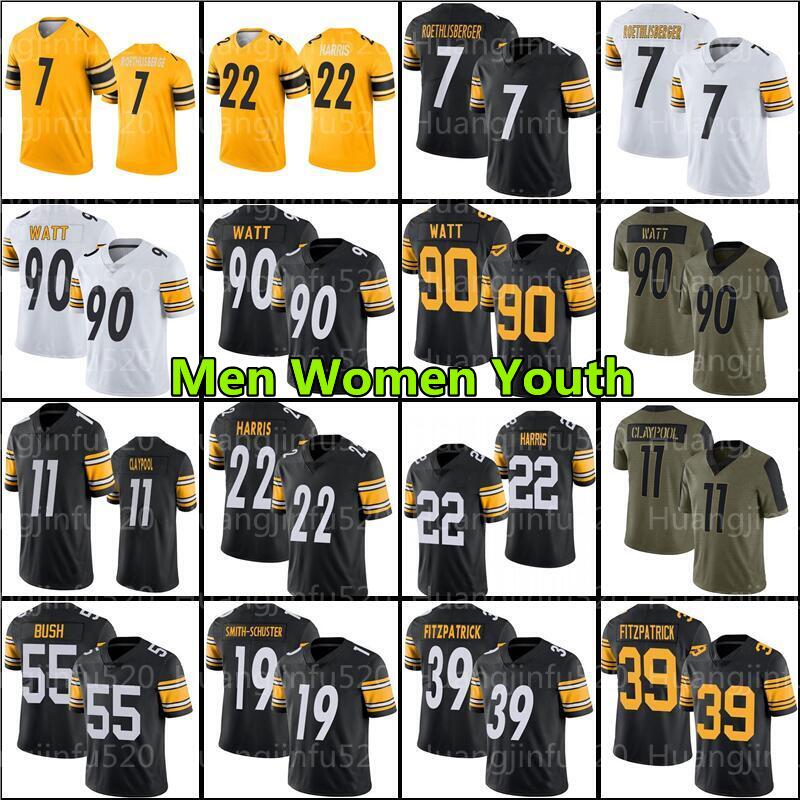 90 T.J. Watt 22 Najee Harris 11 Chase Claypool Jersey 88 Pat Freiermuth Smith-Schuster 43 Troy Polamalu 7 Ben Roethlisberger 39 Minkah Fitzpatrick 97 Heyward Johnson, Men jersey
90 T.J. Watt 22 Najee Harris 11 Chase Claypool Jersey 88 Pat Freiermuth Smith-Schuster 43 Troy Polamalu 7 Ben Roethlisberger 39 Minkah Fitzpatrick 97 Heyward Johnson, Men jersey