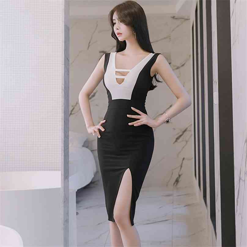 Office bodycon Dress for women Summer Korea Fashion Sleeveless V neck Linen Sexy Ladies formal Party midi Dresses 210602, Black
Office bodycon Dress for women Summer Korea Fashion Sleeveless V neck Linen Sexy Ladies formal Party midi Dresses 210602, Black