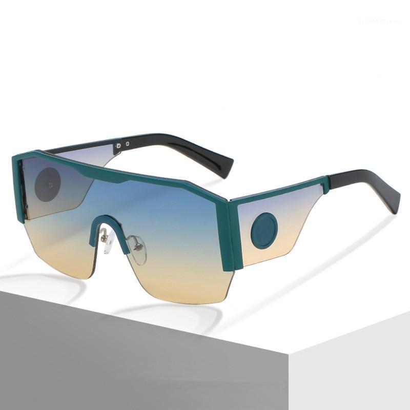 Sunglasses 2021 Oversized Goggle For Women Semi-Rimless Gradient Siamese Lens Sun Glasses Outdoor Driving Windproof UV
Sunglasses 2021 Oversized Goggle For Women Semi-Rimless Gradient Siamese Lens Sun Glasses Outdoor Driving Windproof UV