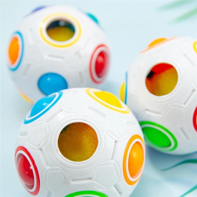 Decompression Toy for Adult and Children Magic Cube Rainbow Ball Puzzle Football Magico-Cube Kids Puzzles Learning Toys
Decompression Toy for Adult and Children Magic Cube Rainbow Ball Puzzle Football Magico-Cube Kids Puzzles Learning Toys