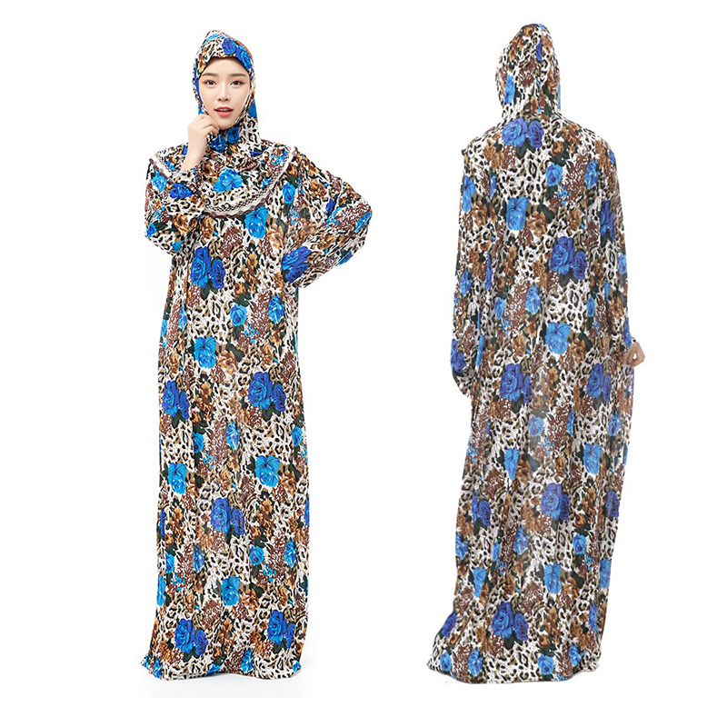 Turkey Islamic Flowers Pullover Prayer Muslim Dress Costume Ramadan Worship Hijab and Skirt Lady Musulman Ensembles Jilbab
Turkey Islamic Flowers Pullover Prayer Muslim Dress Costume Ramadan Worship Hijab and Skirt Lady Musulman Ensembles Jilbab