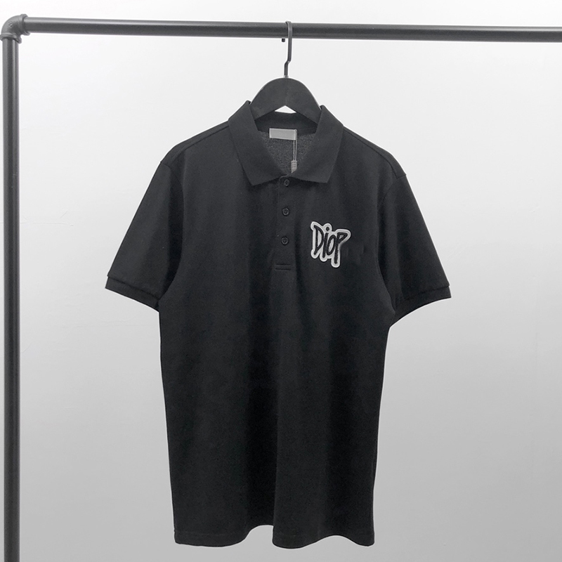 Correct Version 2021 Spring and Summer Cd Home Polo Shirt Men's Business Leisure Flocking Letter Embroidery Short Sleeve Youth, White;black
Correct Version 2021 Spring and Summer Cd Home Polo Shirt Men's Business Leisure Flocking Letter Embroidery Short Sleeve Youth, White;black