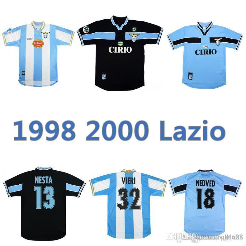 1998 2000 Lazio retro soccer jersey 1999 Vieri SALAS MIHAJLOVIC VERON STANKOVIC MANCINI NESTA NEDVED INZAGHI vintage football shirt, Black
1998 2000 Lazio retro soccer jersey 1999 Vieri SALAS MIHAJLOVIC VERON STANKOVIC MANCINI NESTA NEDVED INZAGHI vintage football shirt, Black