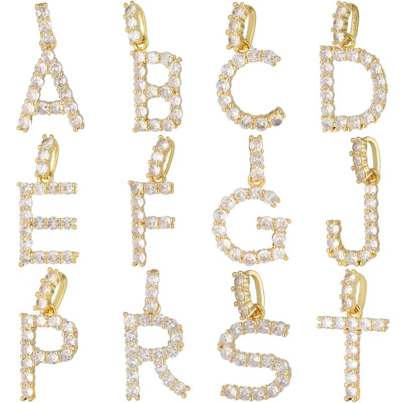 Charms Juya Handmade 18K Real Gold Plated Micro Pave Zircon Alphabet Initial Letter For DIY Pendant Name Jewelry Making, Bronze;silver
Charms Juya Handmade 18K Real Gold Plated Micro Pave Zircon Alphabet Initial Letter For DIY Pendant Name Jewelry Making, Bronze;silver