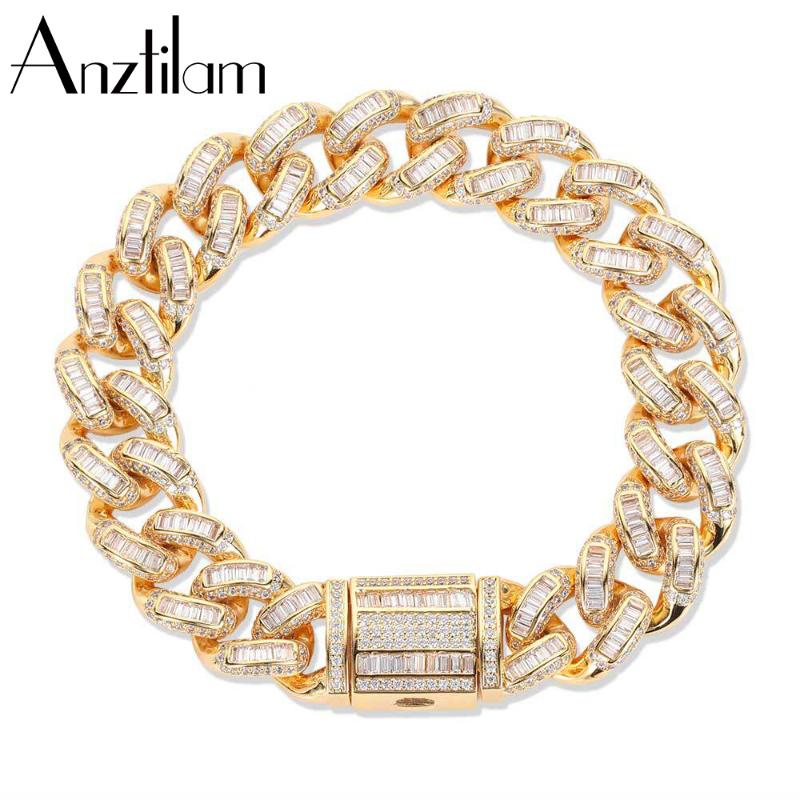 Anztilam 13mm Hip Hop Iced Out Square Zircon Bracelet Cuban Hand Chain Paved Setting Bling Stone Men Women Rock Jewelry Wholesal Link,
Anztilam 13mm Hip Hop Iced Out Square Zircon Bracelet Cuban Hand Chain Paved Setting Bling Stone Men Women Rock Jewelry Wholesal Link,