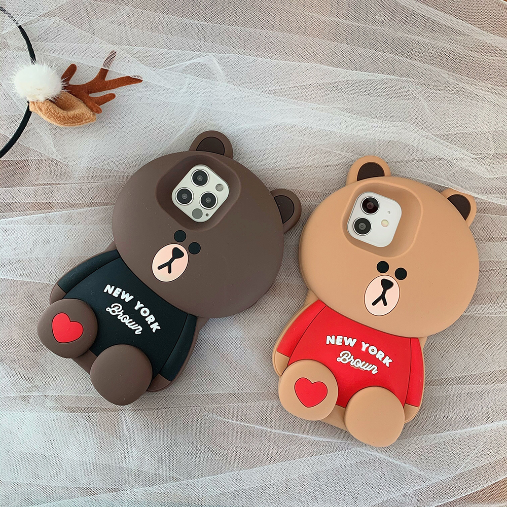 cartoon style funy brown bear cellphone silicone cases back cover for iphone 6s 7 8 plus x xr xs 11 12 pro max protective shell phone case
cartoon style funy brown bear cellphone silicone cases back cover for iphone 6s 7 8 plus x xr xs 11 12 pro max protective shell phone case