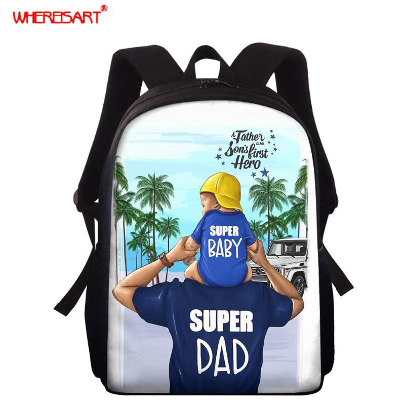 School Bags WHEREISART Children Shoulder Bag Super Mom/Dad Family Printed Backpack For Teen Girl Kids High Capacity Book
School Bags WHEREISART Children Shoulder Bag Super Mom/Dad Family Printed Backpack For Teen Girl Kids High Capacity Book