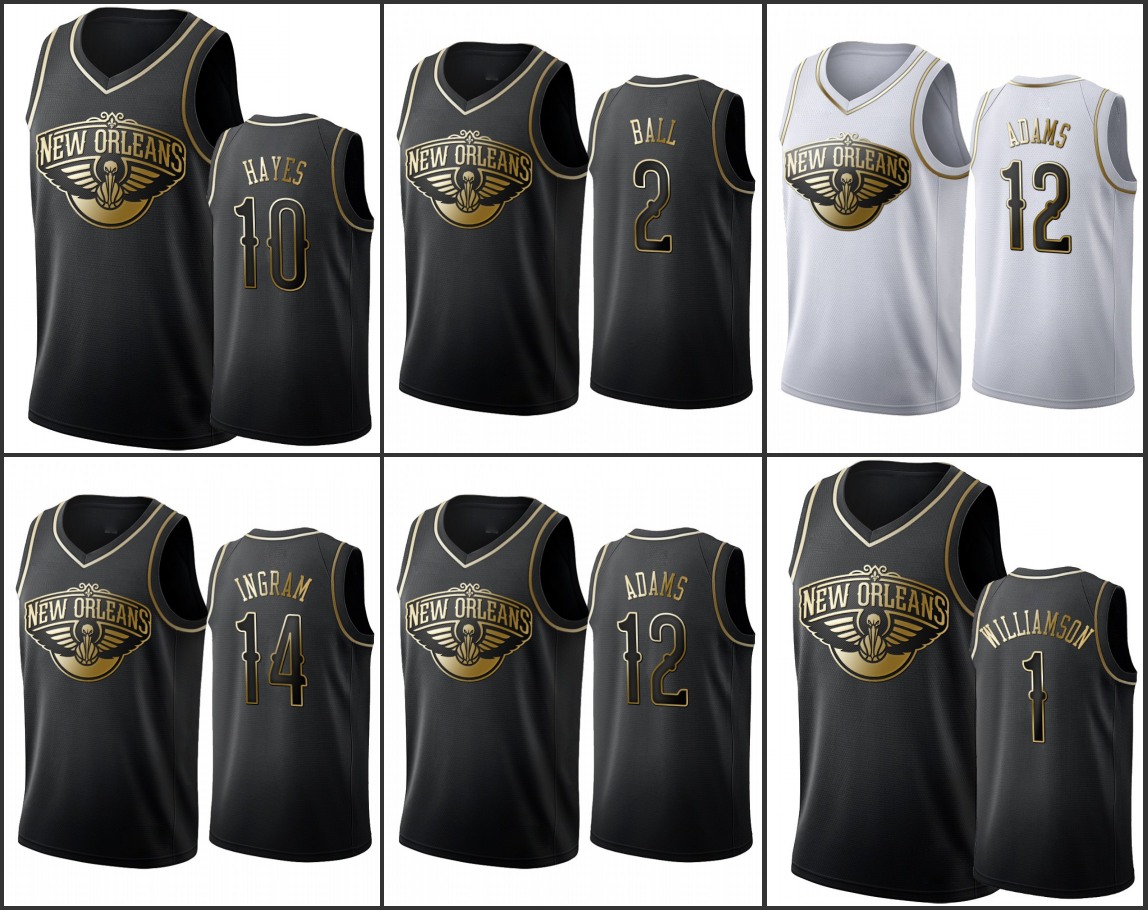 Men New OrleansPelicansZion Williamson Brandon Ingram Jaxson Hayes Steven Adams Custom Black Golden Edition Jersey
Men New OrleansPelicansZion Williamson Brandon Ingram Jaxson Hayes Steven Adams Custom Black Golden Edition Jersey