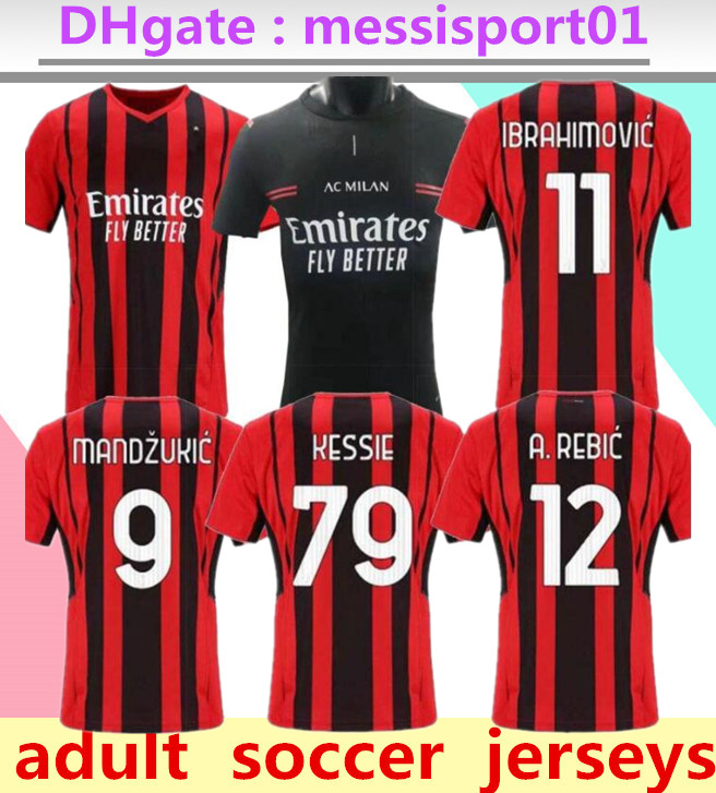 21/22 IBRAHIMOVIC AC Soccer Jerseys Milan CALHANOGLU BRAHIM REBIC THEO TONALI 2021 2022 Football Shirt ROMAGNOLI, Lavender
21/22 IBRAHIMOVIC AC Soccer Jerseys Milan CALHANOGLU BRAHIM REBIC THEO TONALI 2021 2022 Football Shirt ROMAGNOLI, Lavender