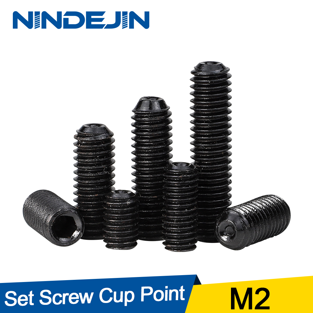 NINDEJIN Nail M2 Hex Hexagon Socket Cup Point Grub Set Screw 12.9 Carbon Steel Headless Screws
NINDEJIN Nail M2 Hex Hexagon Socket Cup Point Grub Set Screw 12.9 Carbon Steel Headless Screws