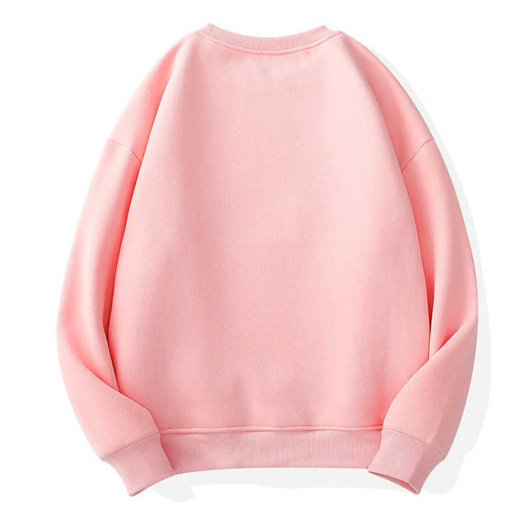 Tumblr Harajuku Kawaii Strawberry Letter Hoodie Sweatshirt Women Kpop Chic cute Pink s warm casual girl top 210910