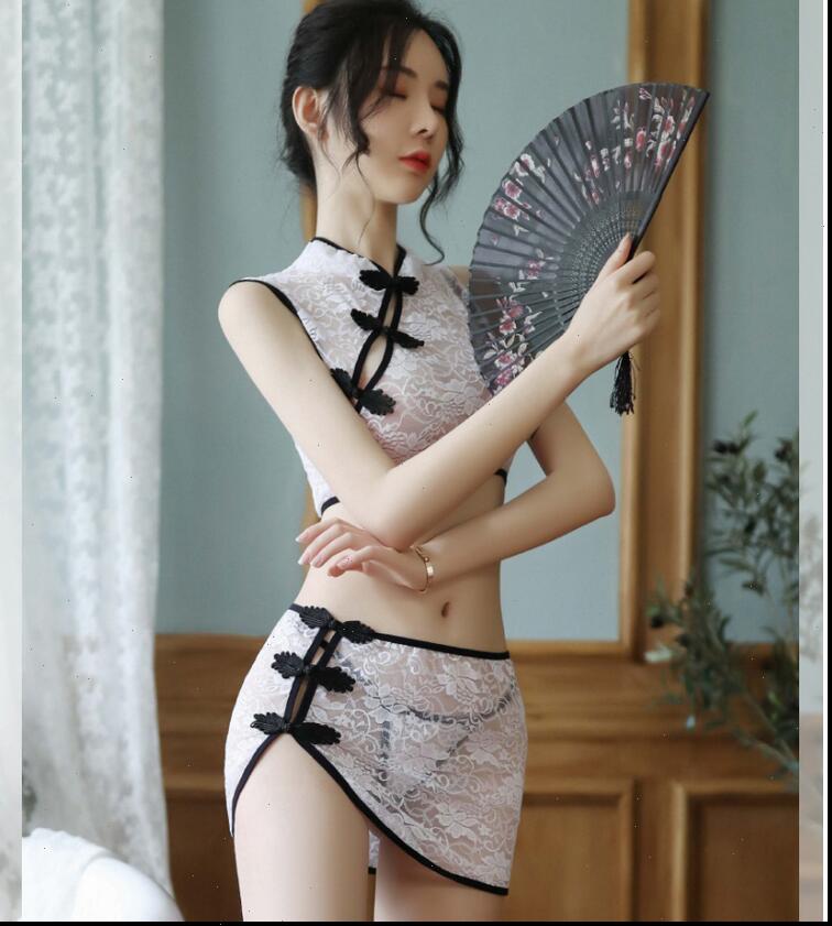 underwear cheongsam chinese style womens sleepwears set lace floral knot with panty home clothes babydoll suits, Black;red
underwear cheongsam chinese style womens sleepwears set lace floral knot with panty home clothes babydoll suits, Black;red
