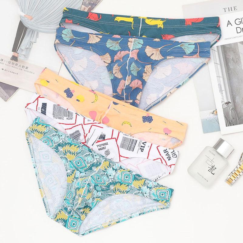 Underpants Men's Seamless Underwear Cartoon Print Breathable Panties U Convex Design Silky Soft Trend Imitation Men G-String, Black;white
Underpants Men's Seamless Underwear Cartoon Print Breathable Panties U Convex Design Silky Soft Trend Imitation Men G-String, Black;white