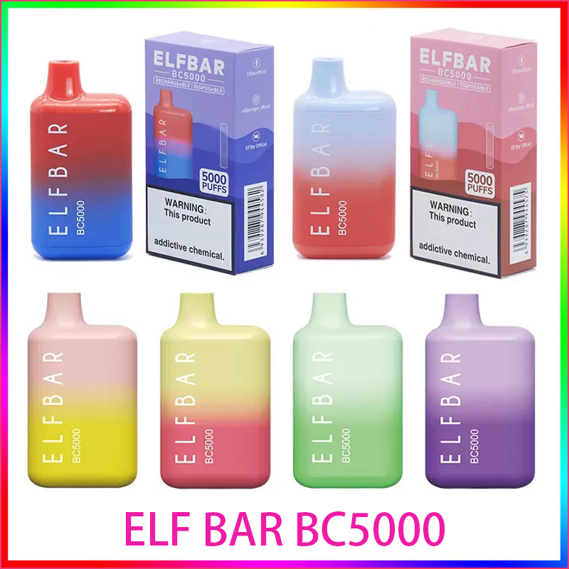 ELF BAR BC5000 E Cigarettes Disposable Vape 13ml MESH Coil Pods 650mah Recharged Battery Vapes Box Device cigvapes
ELF BAR BC5000 E Cigarettes Disposable Vape 13ml MESH Coil Pods 650mah Recharged Battery Vapes Box Device cigvapes