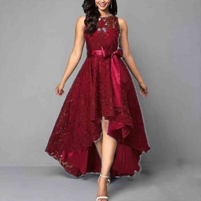 Formal Wedding Women Dress Lace Evening Party Dress Bow Prom Gown Elegant Vestido Ladies Sleeveless Lace Floral Long, Black;gray
Formal Wedding Women Dress Lace Evening Party Dress Bow Prom Gown Elegant Vestido Ladies Sleeveless Lace Floral Long, Black;gray