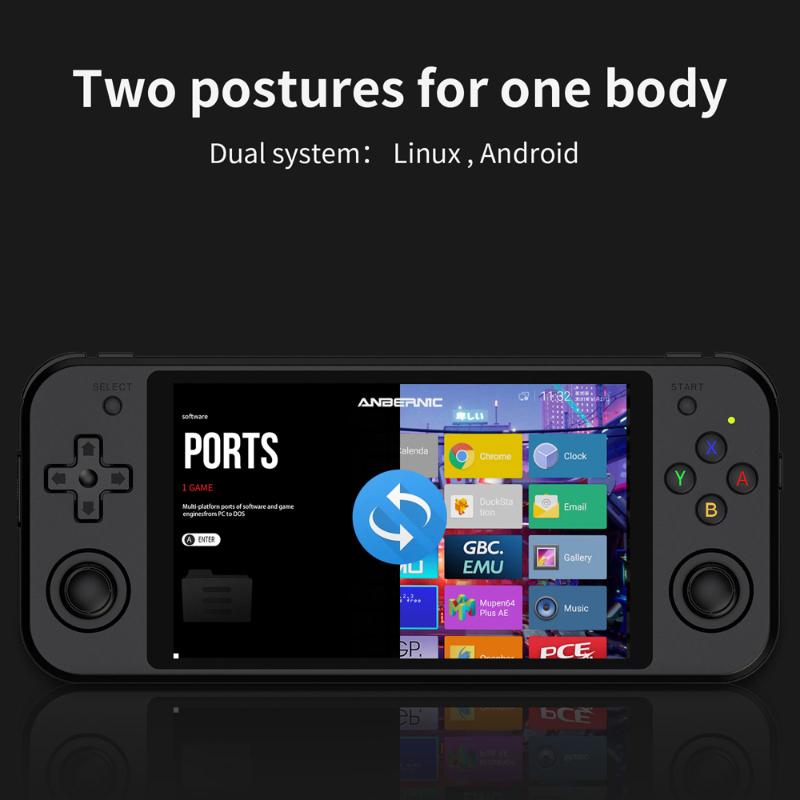 Portable Game Players 2021 RG552 Fully Fit 5.36 In OCA Touch Screen Handheld Console Open Source Linux Android 7.1 Dual System Games Control
Portable Game Players 2021 RG552 Fully Fit 5.36 In OCA Touch Screen Handheld Console Open Source Linux Android 7.1 Dual System Games Control