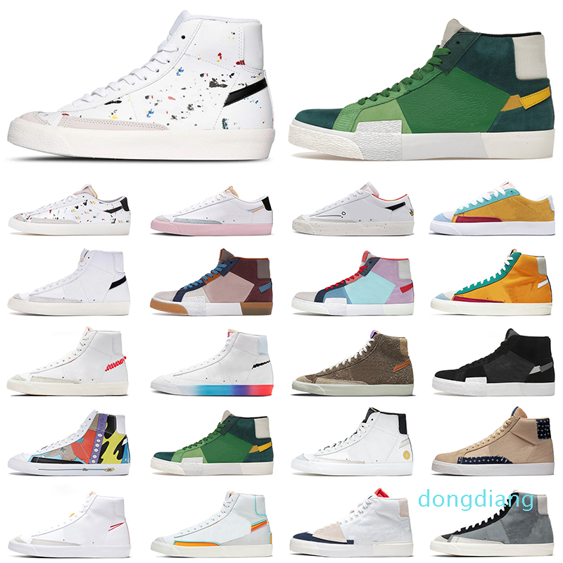 blazer mid 77 vintage designer shoes high low top men women casual sneakers Have A Good Game Mosaic Raygun Flora Pack Paint Splatter Fashion, Black
blazer mid 77 vintage designer shoes high low top men women casual sneakers Have A Good Game Mosaic Raygun Flora Pack Paint Splatter Fashion, Black