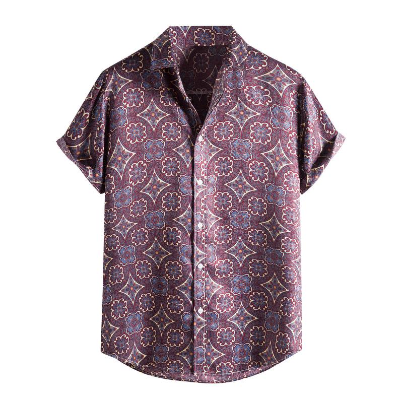 Men's Casual Shirts Fashion Mens Shirt Summer Printed Sports Leisure Autumn Pockets Short Sleeve Top Blouse Ropa Hombre, White;black
Men's Casual Shirts Fashion Mens Shirt Summer Printed Sports Leisure Autumn Pockets Short Sleeve Top Blouse Ropa Hombre, White;black