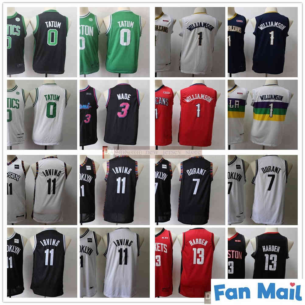 Youth Boys Man Basketball Jayson 0 Tatum Dwyane 3 Wade Jerseys Stitched Kids Kevin Kyrie 7 Durant Irving 13 Harden Jerseys, As the picture
Youth Boys Man Basketball Jayson 0 Tatum Dwyane 3 Wade Jerseys Stitched Kids Kevin Kyrie 7 Durant Irving 13 Harden Jerseys, As the picture