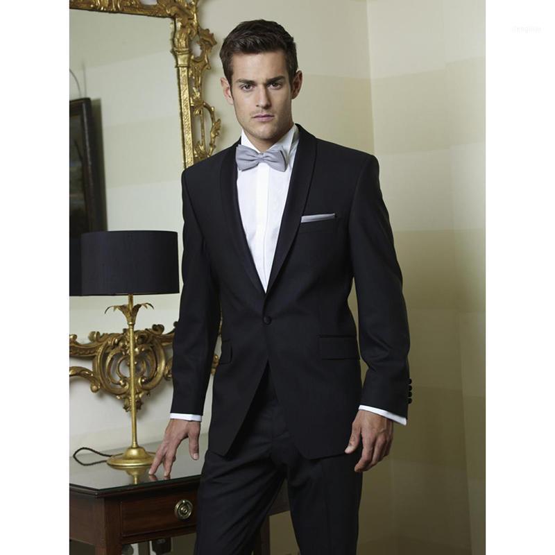 Modern Wedding Business Mens Suits Ceremonial Dress Self-cultivation Custom Groom's Groom Men Suit Jacket + Pant1, Black
Modern Wedding Business Mens Suits Ceremonial Dress Self-cultivation Custom Groom's Groom Men Suit Jacket + Pant1, Black